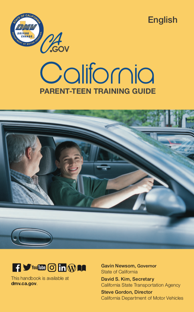 DMV's California Parent-Teen Training Guide 